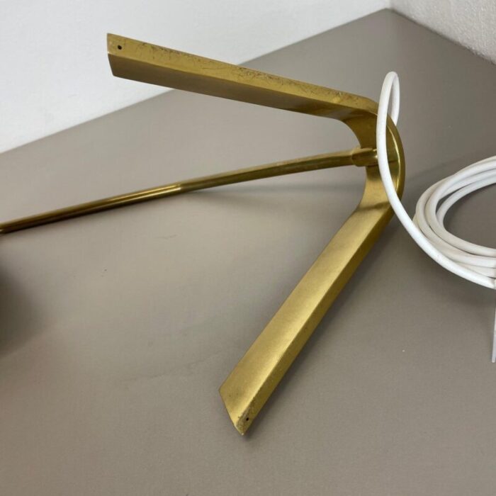 hollywood regency austrian brass table light in the style of kalmar 1960s 19