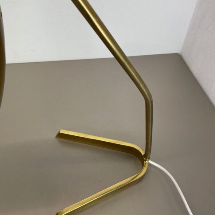 hollywood regency austrian brass table light in the style of kalmar 1960s 9