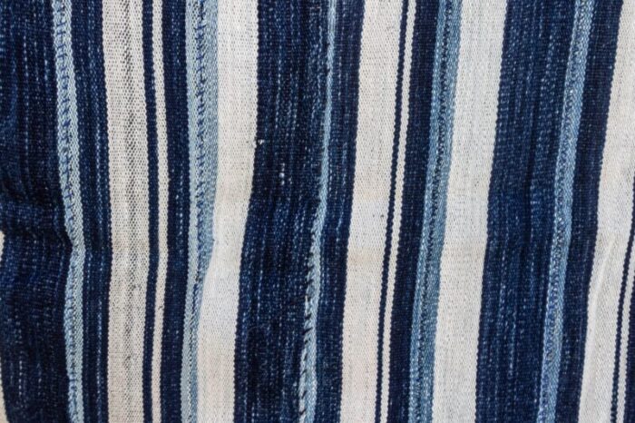 indigo stripe african mud cloth 3259