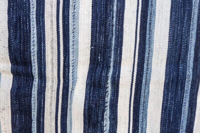 indigo stripe african mud cloth 8306