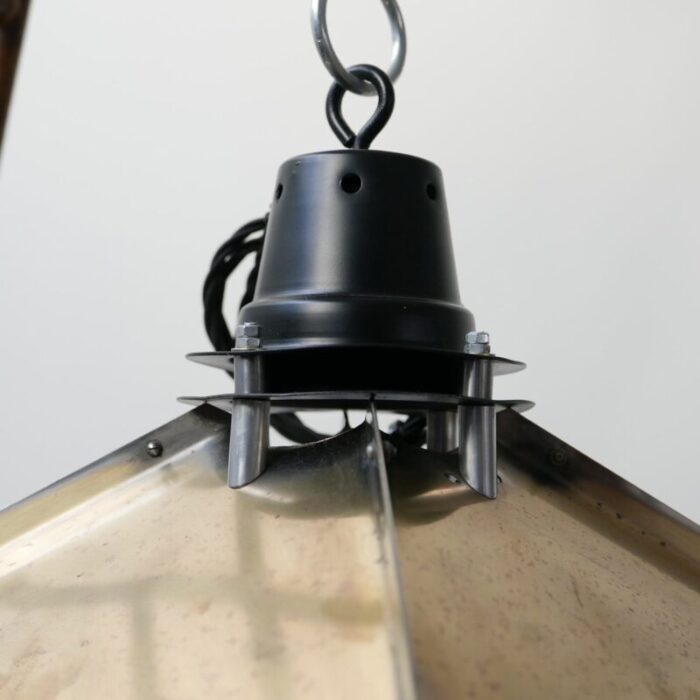 industrial brass reflector pendant light 6