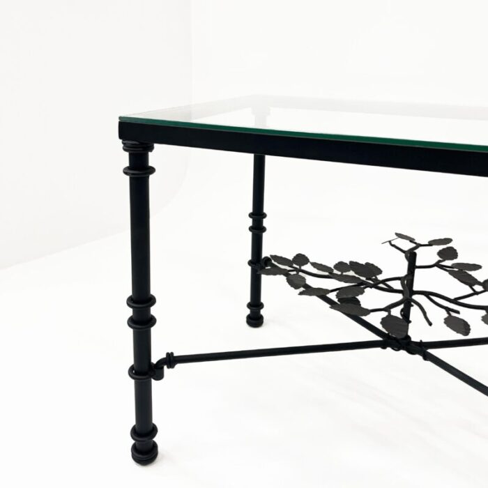 iron coffee or side table in the style of giacometti 7544