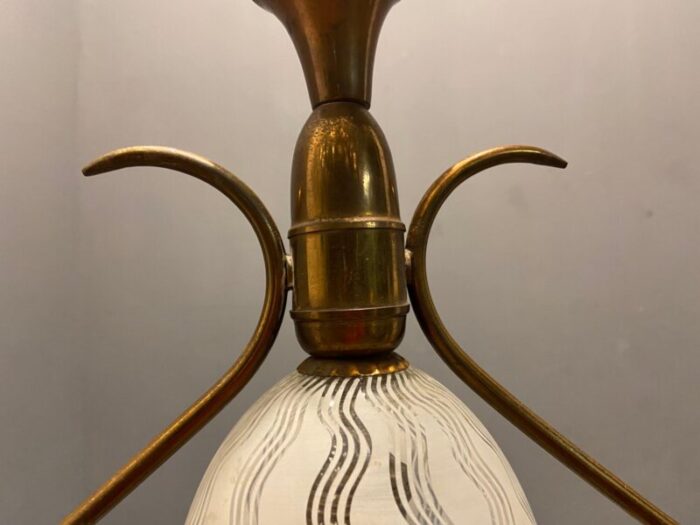 italian art deco murano glass pendant lamp 8