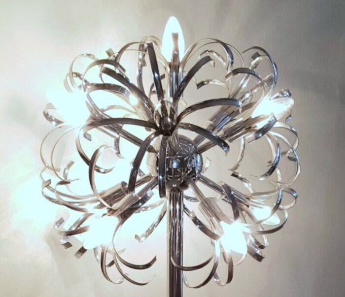 italian chrome sputnik floor lamp 3