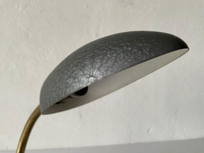 italian grey metal desk lamp 1970s 6