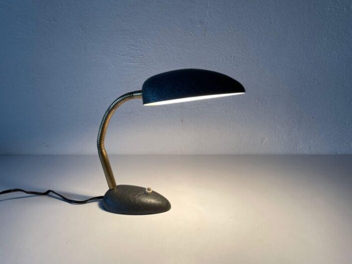 italian grey metal desk lamp 1970s 7