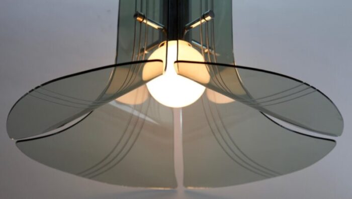 italian mid century modern acrylic glass pendant lamp 4