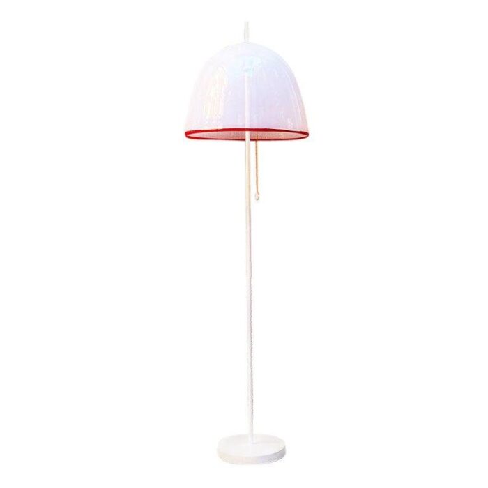 italian modern metal murano glass floor lamp by renato toso for leucos 1970s 1