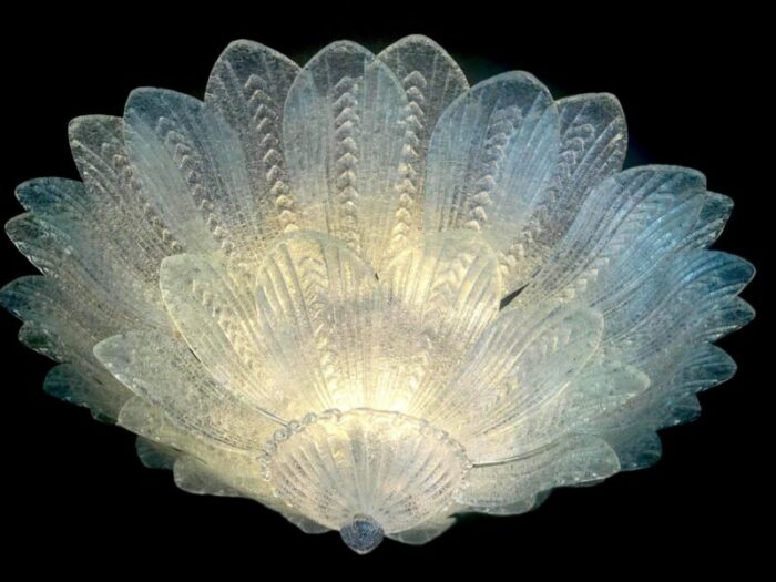 italian murano glass monumental ceiling light or flush mount 10