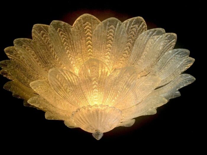 italian murano glass monumental ceiling light or flush mount 9