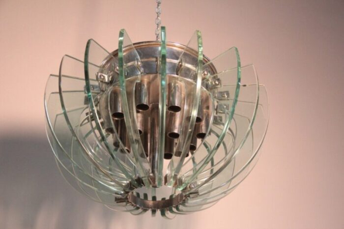 italian sculpture chandelier from gallotti radice 1960 1