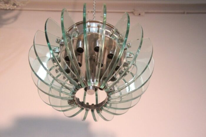 italian sculpture chandelier from gallotti radice 1960 6