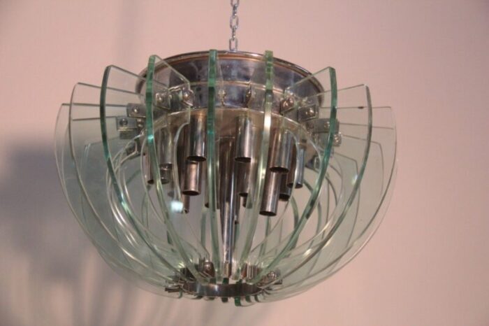 italian sculpture chandelier from gallotti radice 1960 7