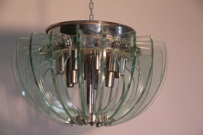 italian sculpture chandelier from gallotti radice 1960 8