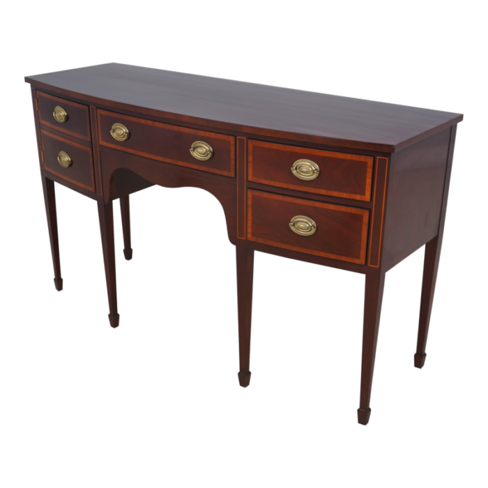 kindel federal style banded mahogany sideboard 1622