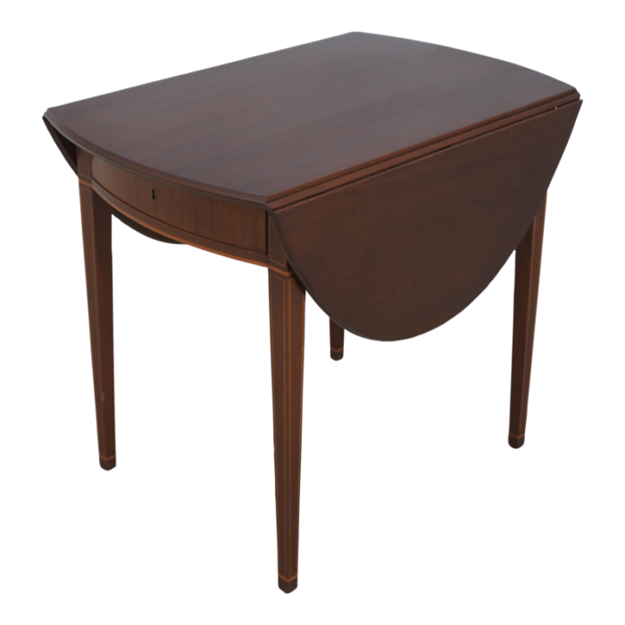 kittinger cw 27 colonial williamsburg mahogany pembroke table 6674