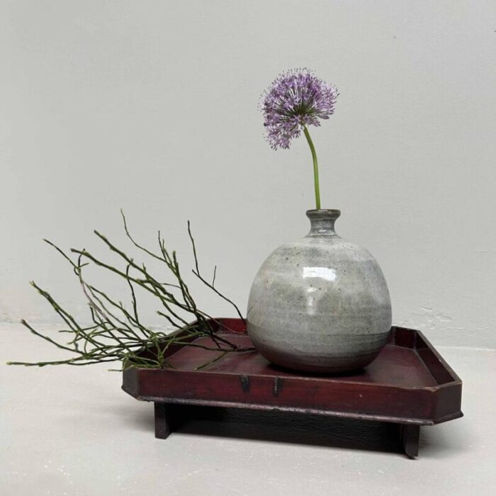 koishiwara ware ikebana flower vase 1960s 9370