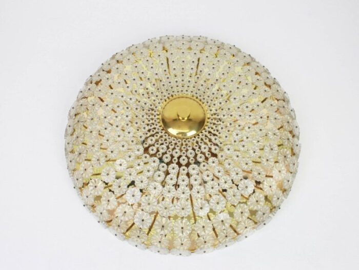 large austrian flower flush mount by emil stejnar 1960s 2