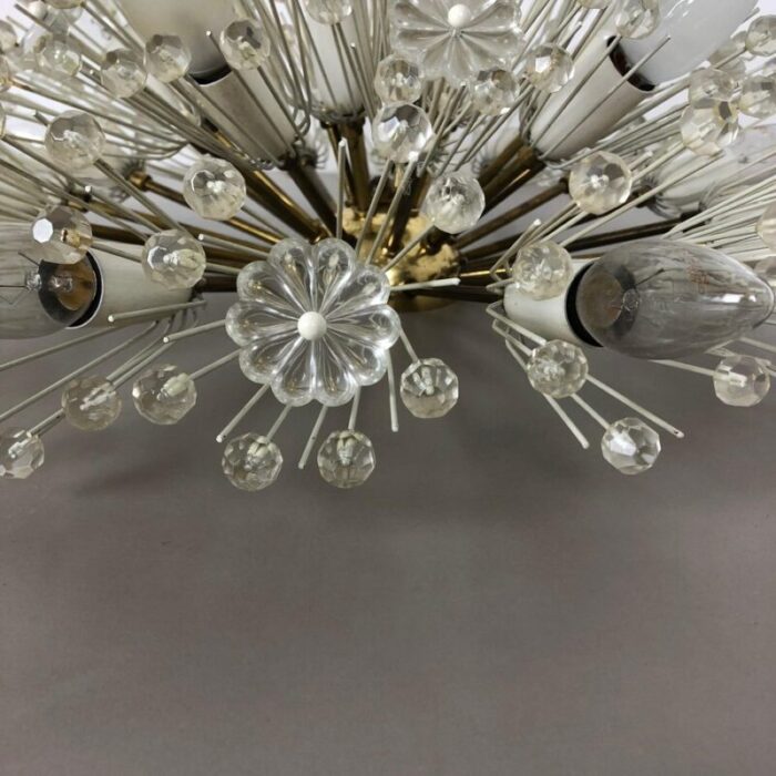 large austrian snowball ceiling light by emil stejnar for rupert nikoll 1950s 13