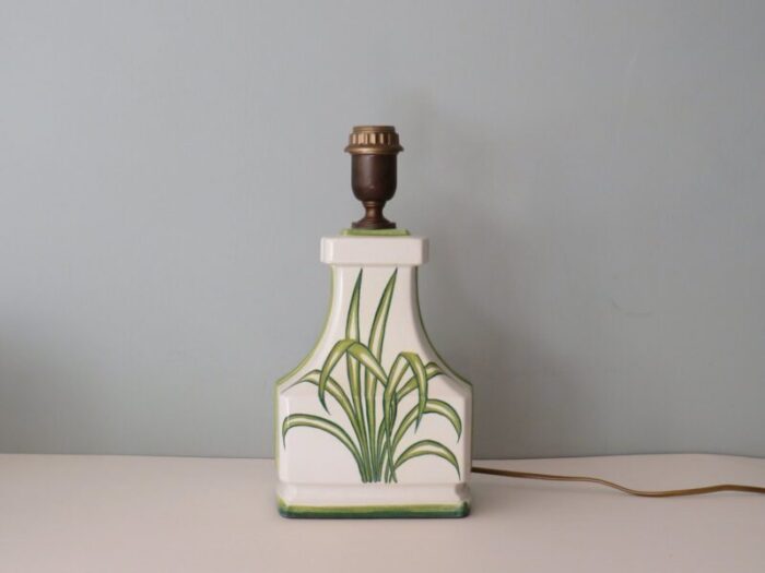 large ceramic table lamp france 1970s 5