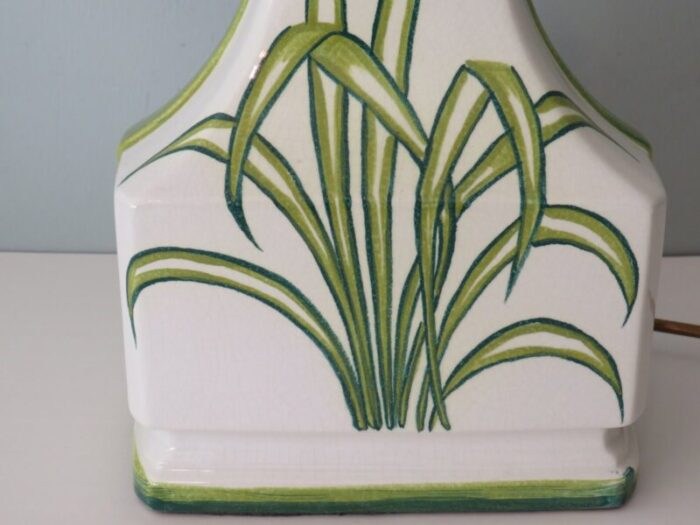 large ceramic table lamp france 1970s 6