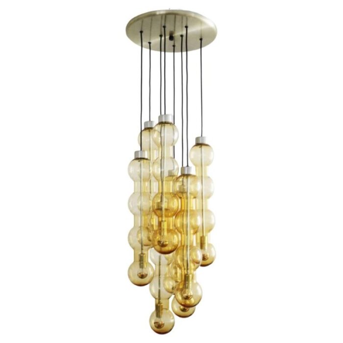 large chandelier from doria germany 1970s 1