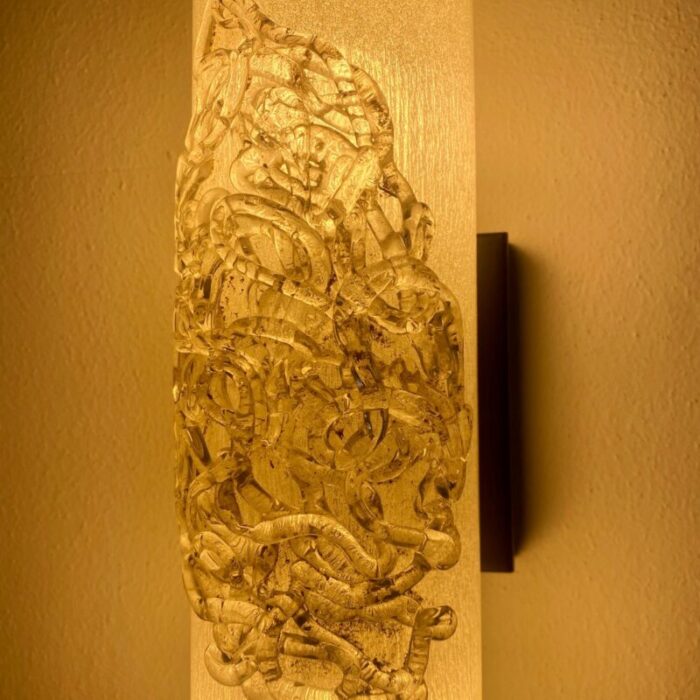 large cylindrical murano wall light 1960 4