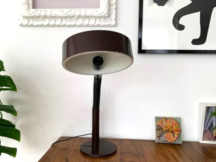 large dutch industrial office desk table lamp by hala zeist 1970s 3