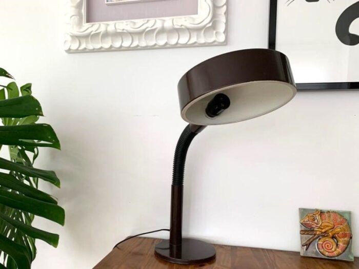 large dutch industrial office desk table lamp by hala zeist 1970s 6