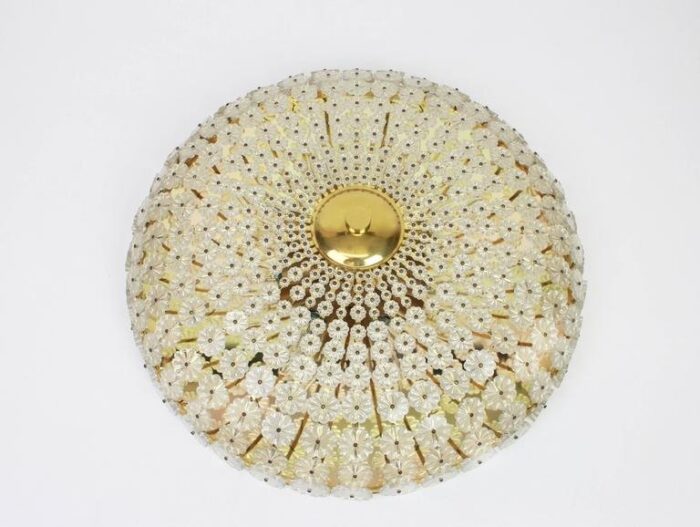 large flower flush mount by emil stejnar austria 1960s 2