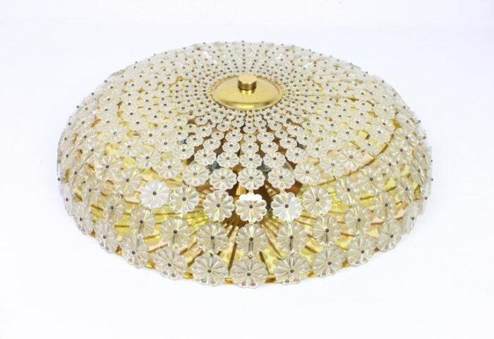 large flower flush mount by emil stejnar austria 1960s 4