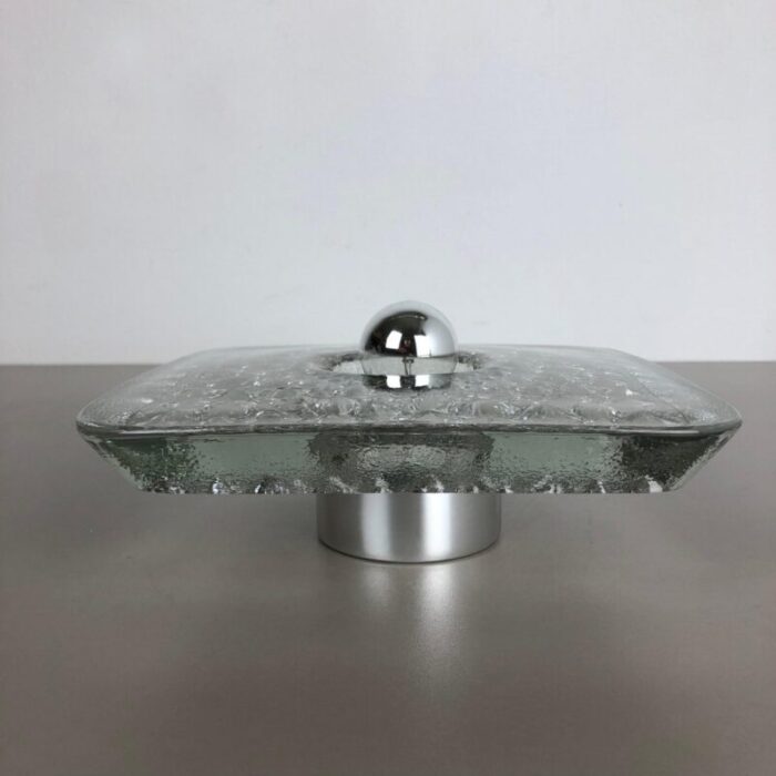 large german glass bubble sconces wall light from peill putzler 1970s 6