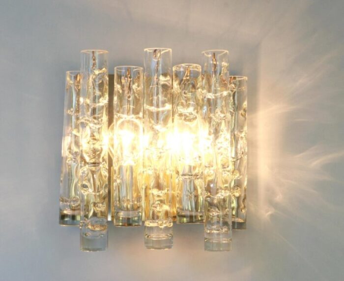 large german murano glass wall sconces from doria 1960s set of 2 5 1