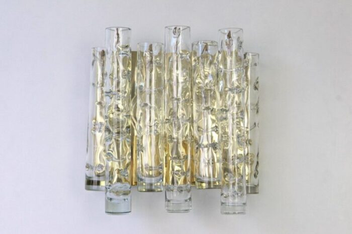 large german murano glass wall sconces from doria 1960s set of 2 7 1