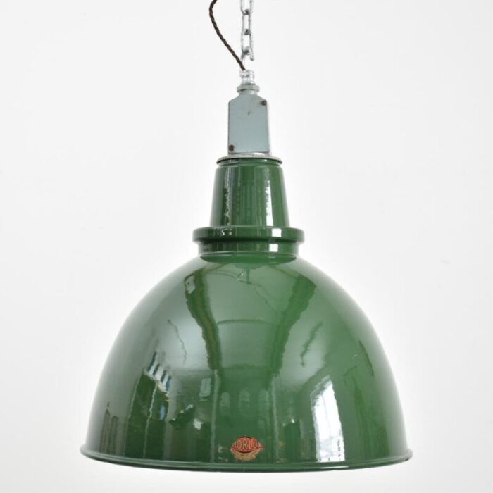 large industrial green pendant light from thorlux 1