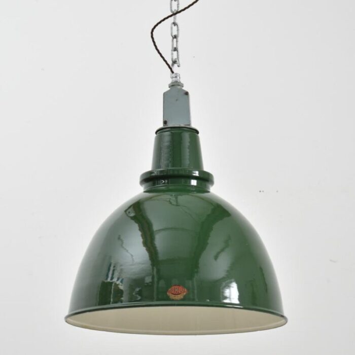 large industrial green pendant light from thorlux 3