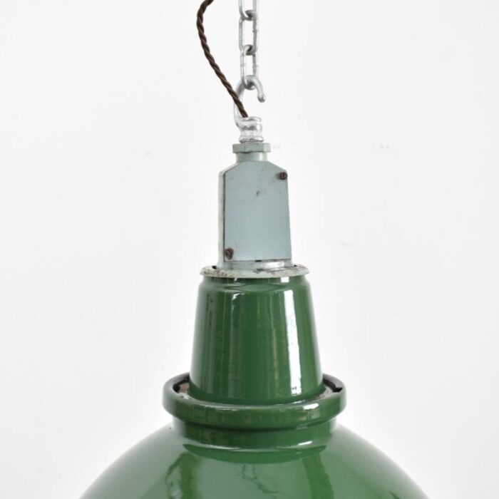 large industrial green pendant light from thorlux 5