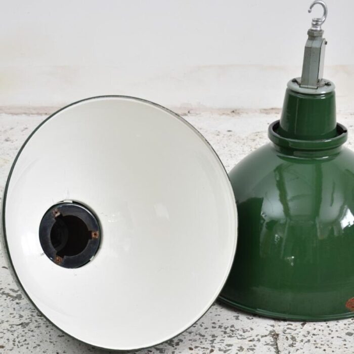 large industrial green pendant light from thorlux 6