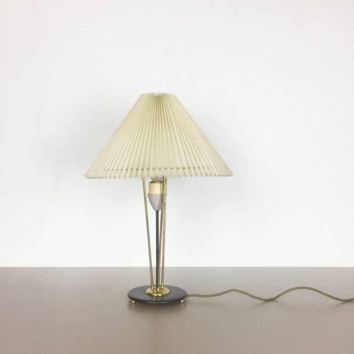 large italian modernist table light with metal base 1960s 2