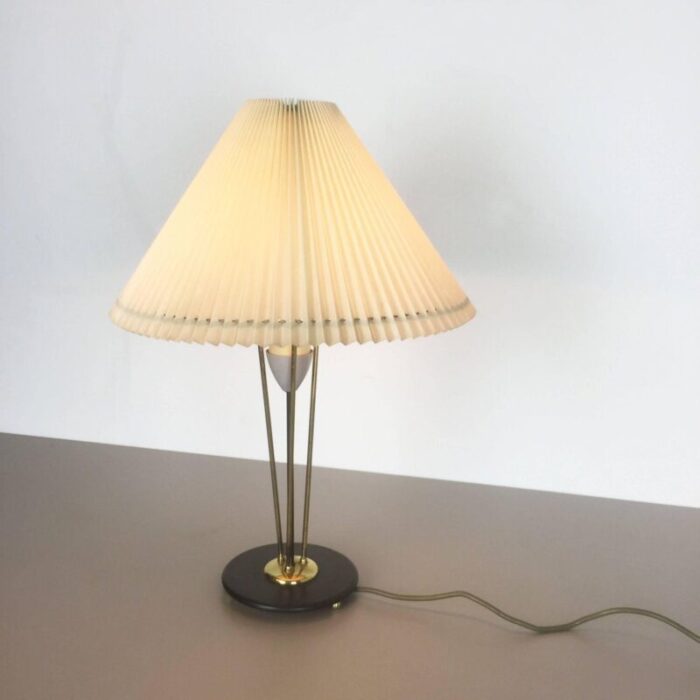 large italian modernist table light with metal base 1960s 8