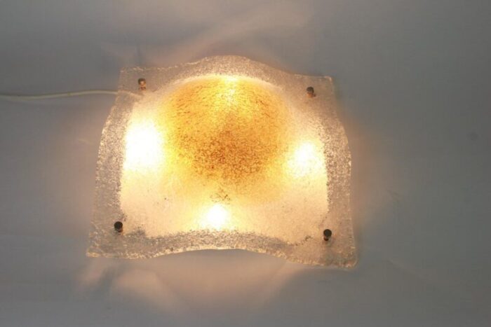 large italian murano glass flush mount 1960s 5