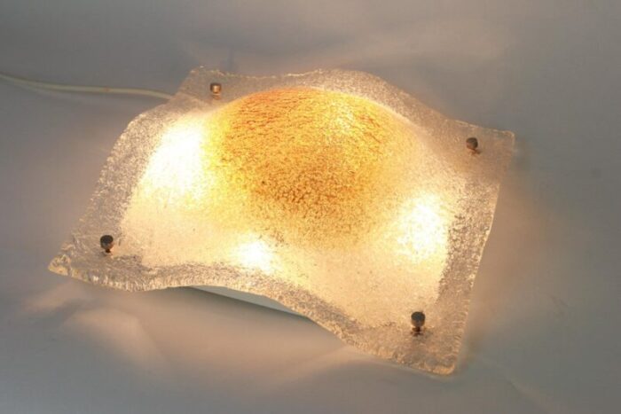 large italian murano glass flush mount 1960s 6