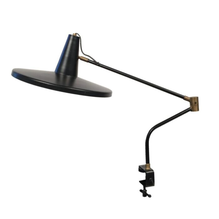 large mid century modern adjustable articulated desk lamp 1