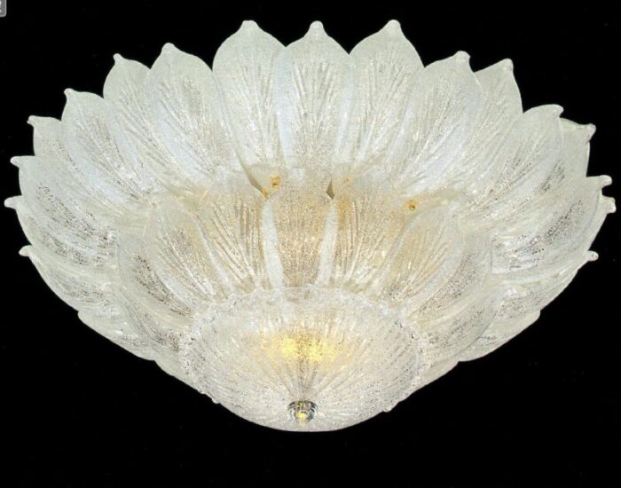 large murano glass ceiling light 1970s 2