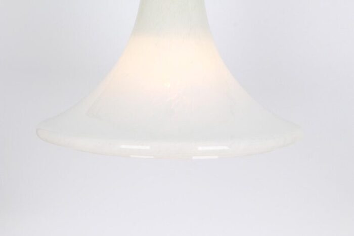 large opaline glass pendant by limburg germany 1970s 6