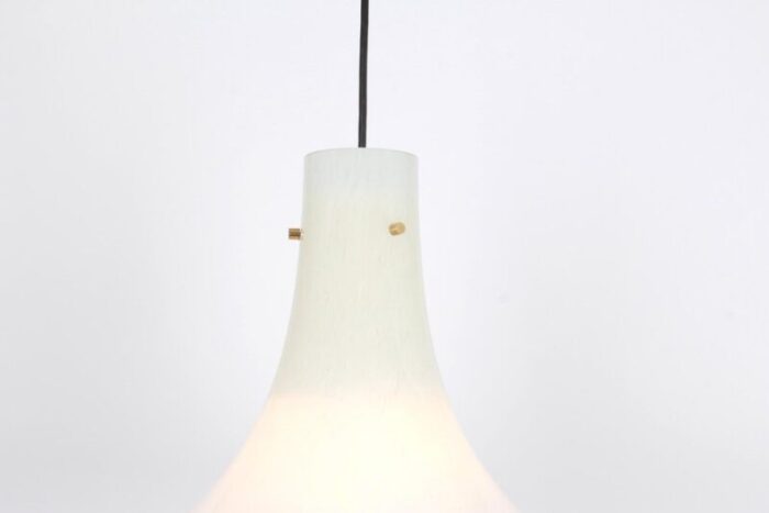 large opaline glass pendant by limburg germany 1970s 8