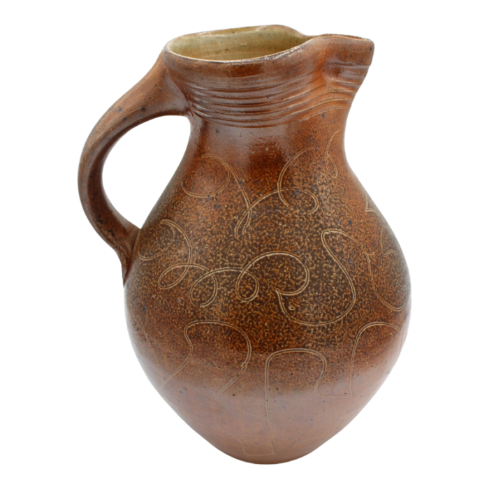 large pottery pitcher by mark hewitt chatham co nc november 1995 1589