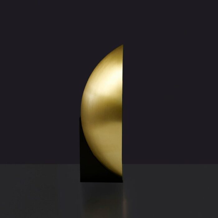 large satin gold siro table lamp by marta perla for oluce 3