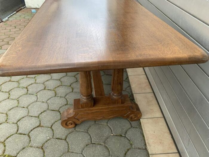 large spanish oak dining table 1940s 1830