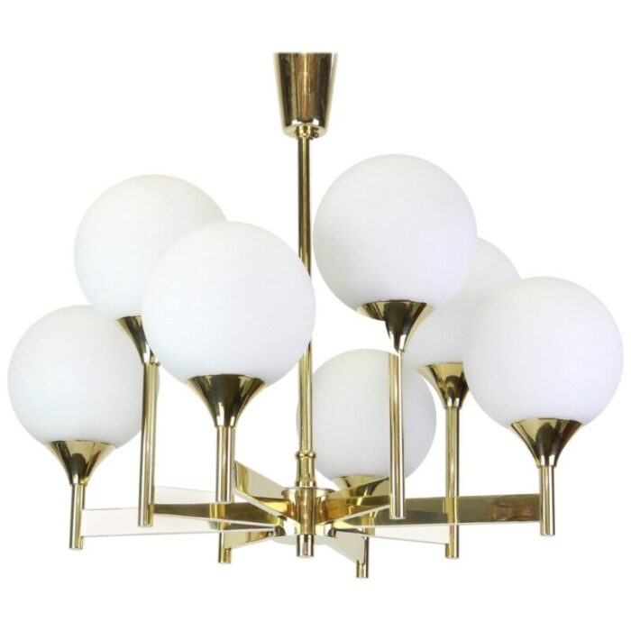 large sputnik chandelier from kaiser germany 1970s 1